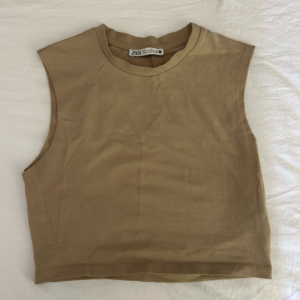 Zara Beige Casual Top